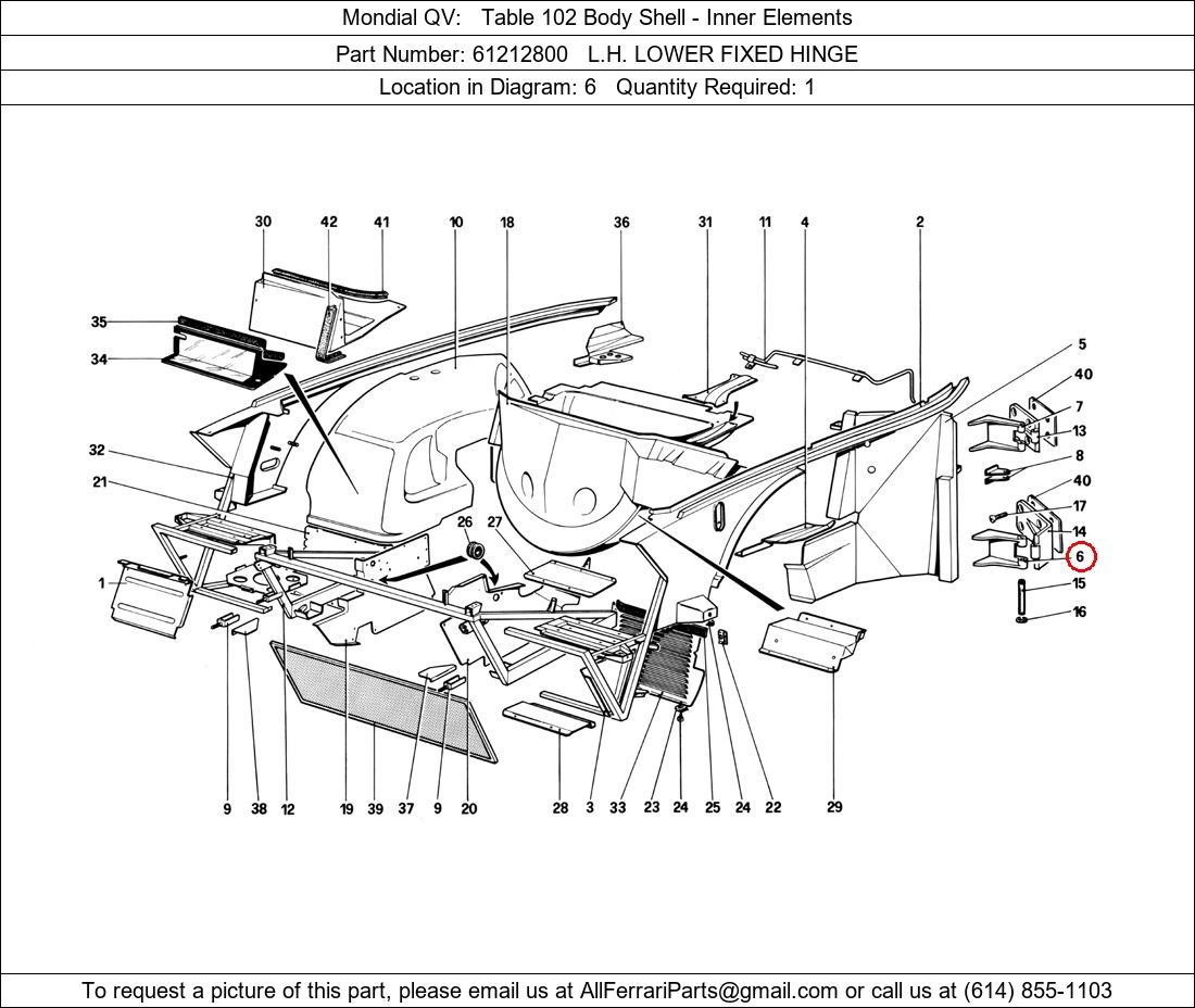 Ferrari Part 61212800