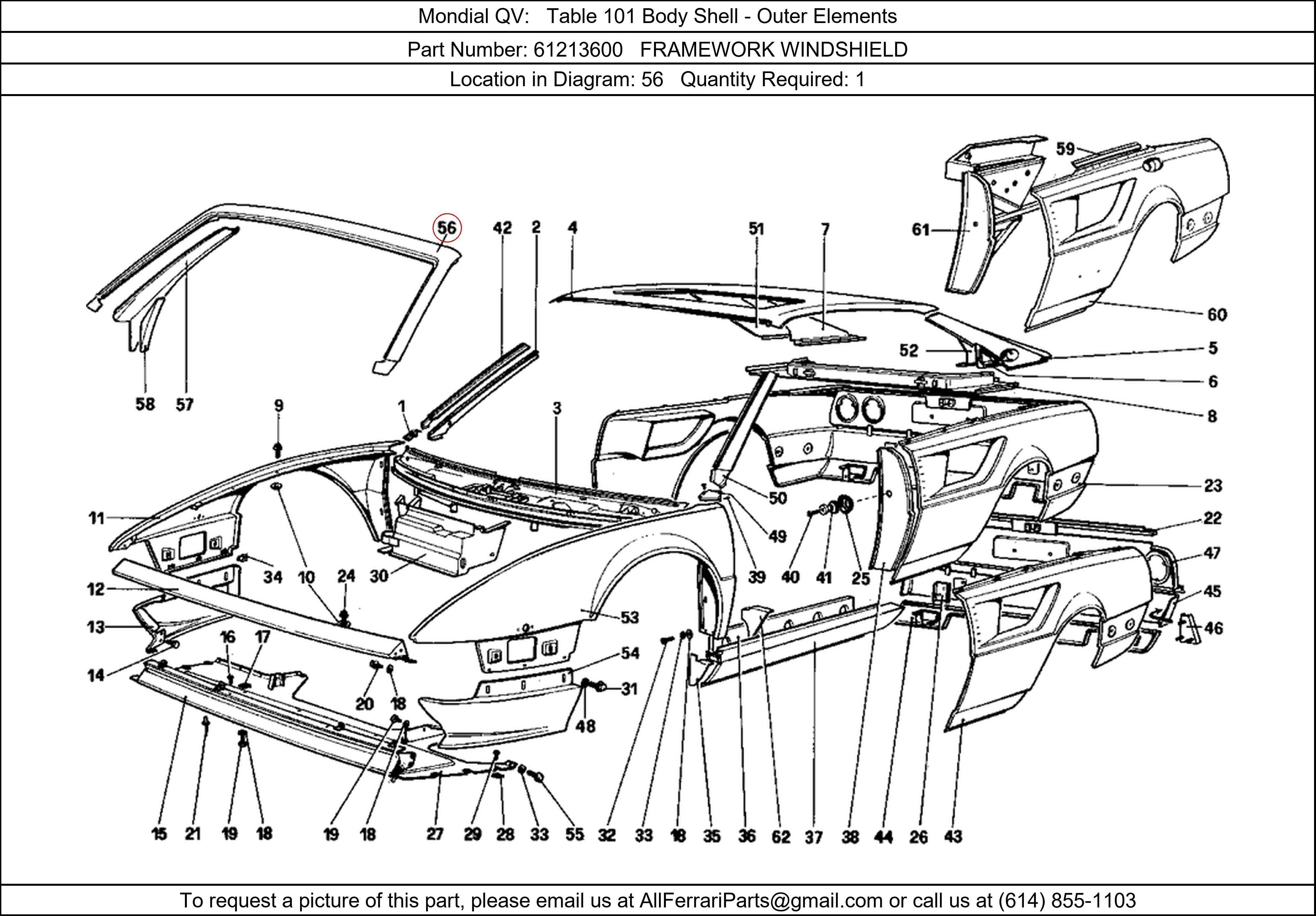 Ferrari Part 61213600