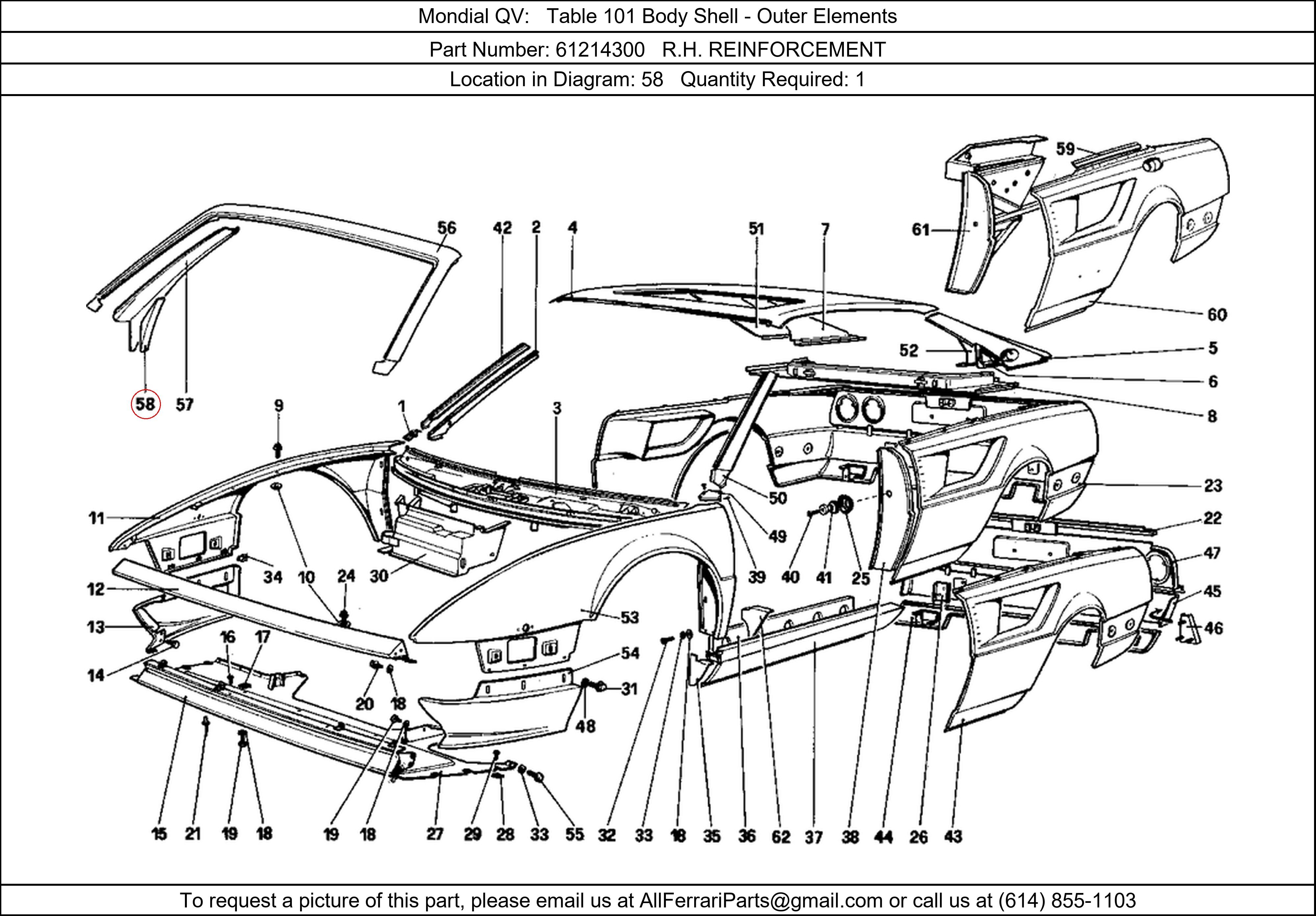 Ferrari Part 61214300