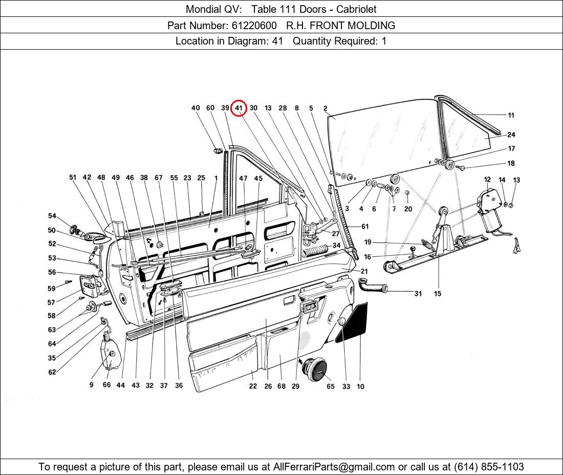 Ferrari Part 61220600