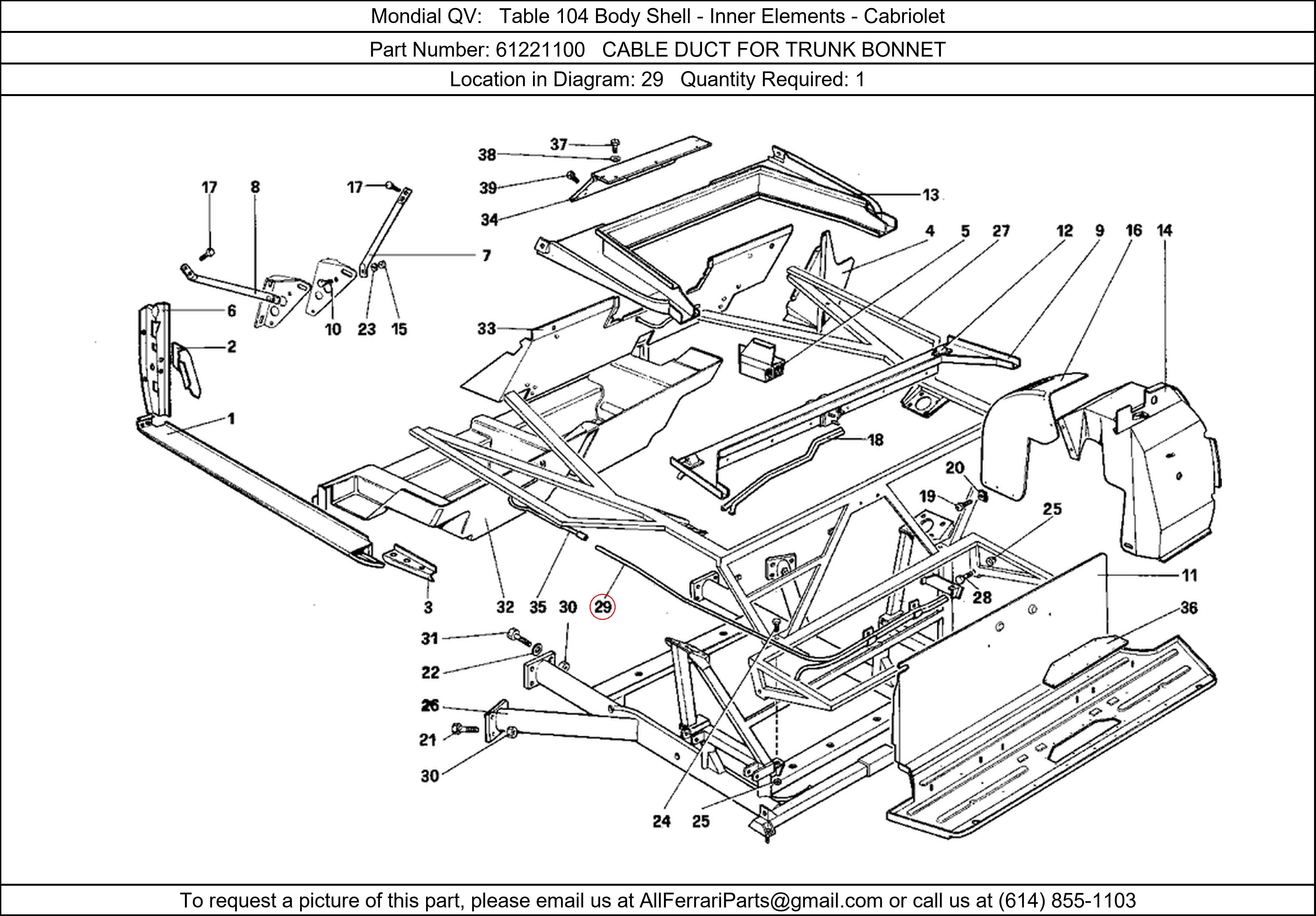 Ferrari Part 61221100