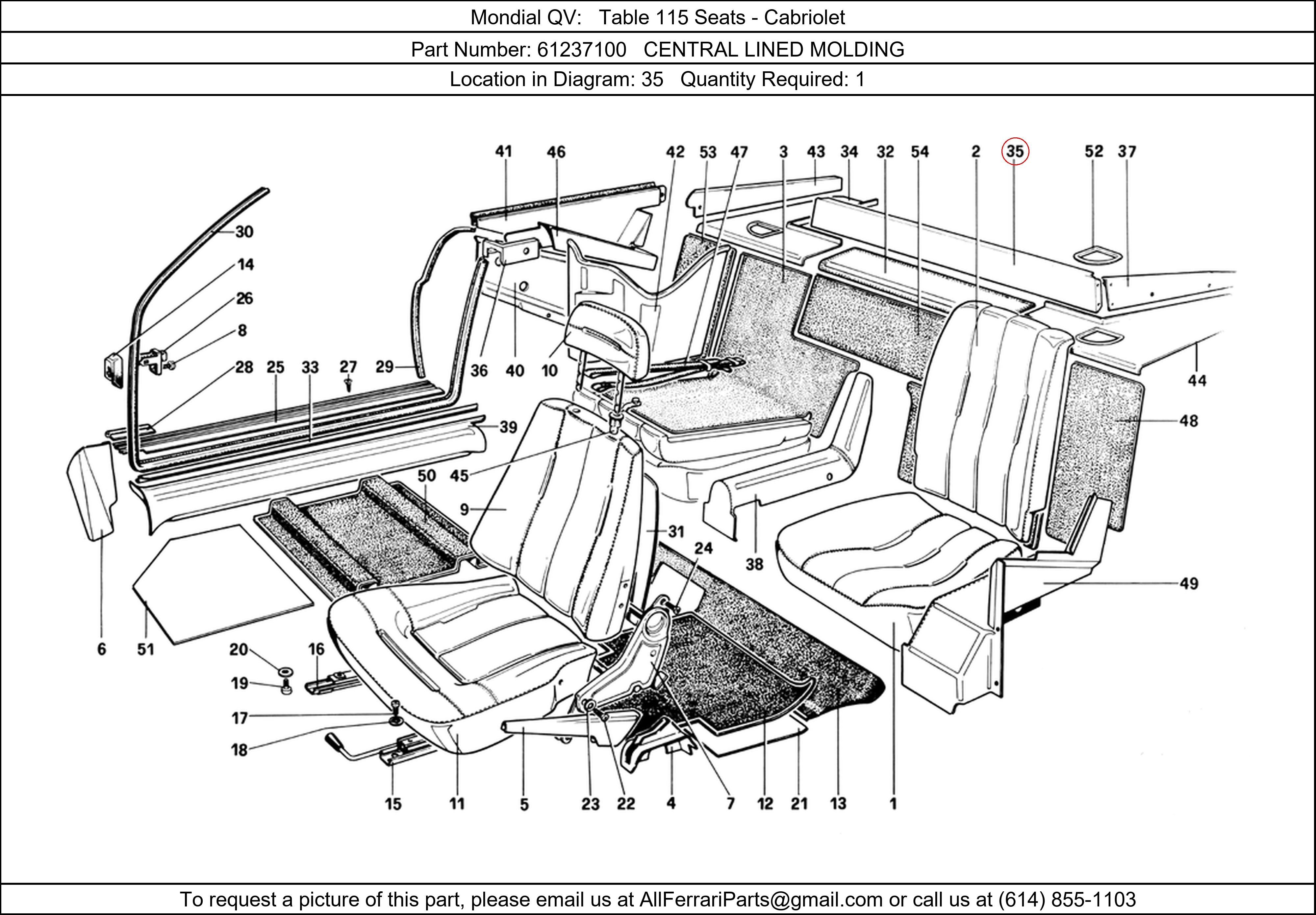 Ferrari Part 61237100