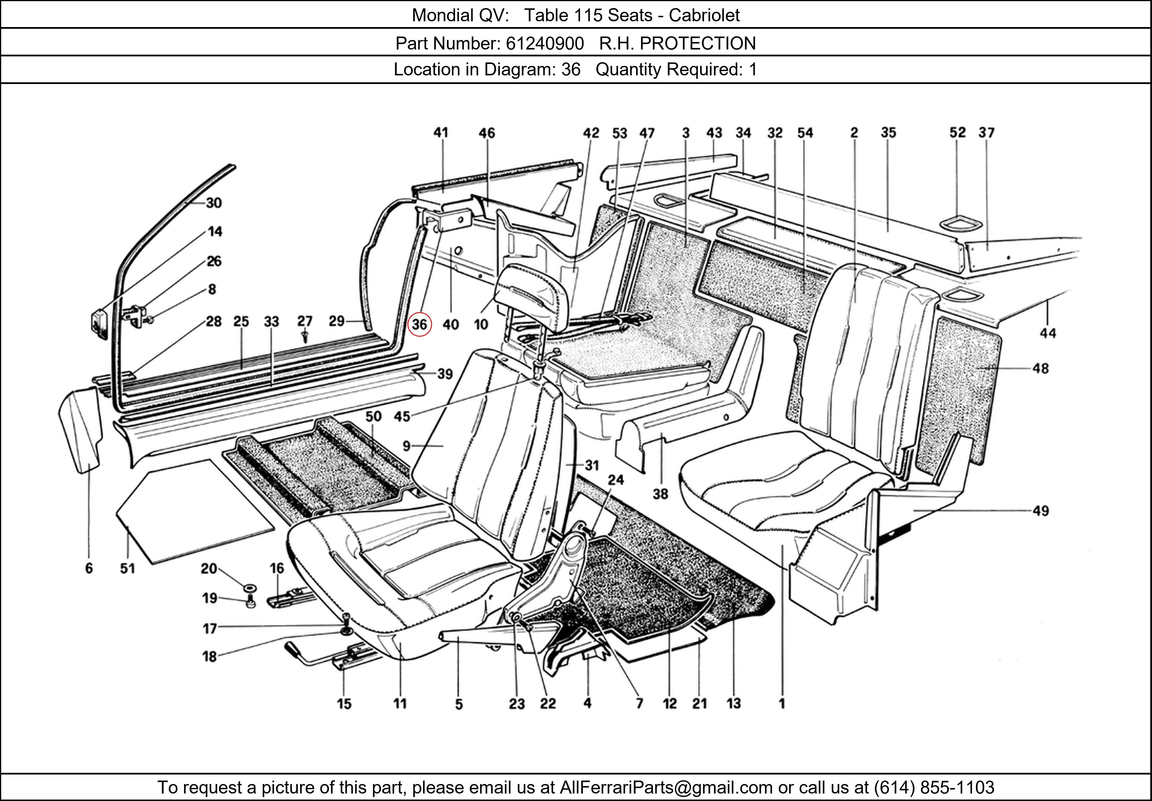 Ferrari Part 61240900