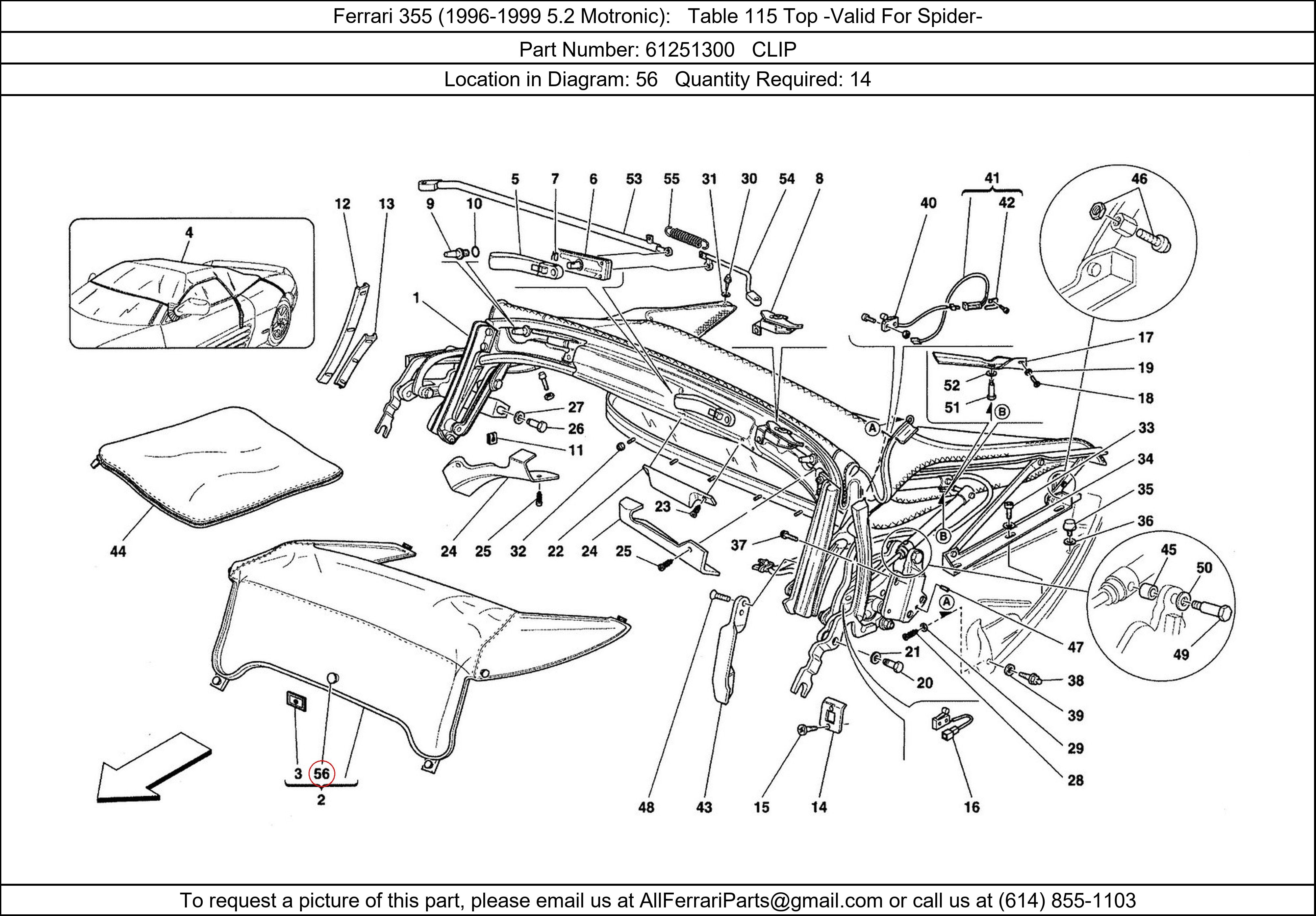 Ferrari Part 61251300