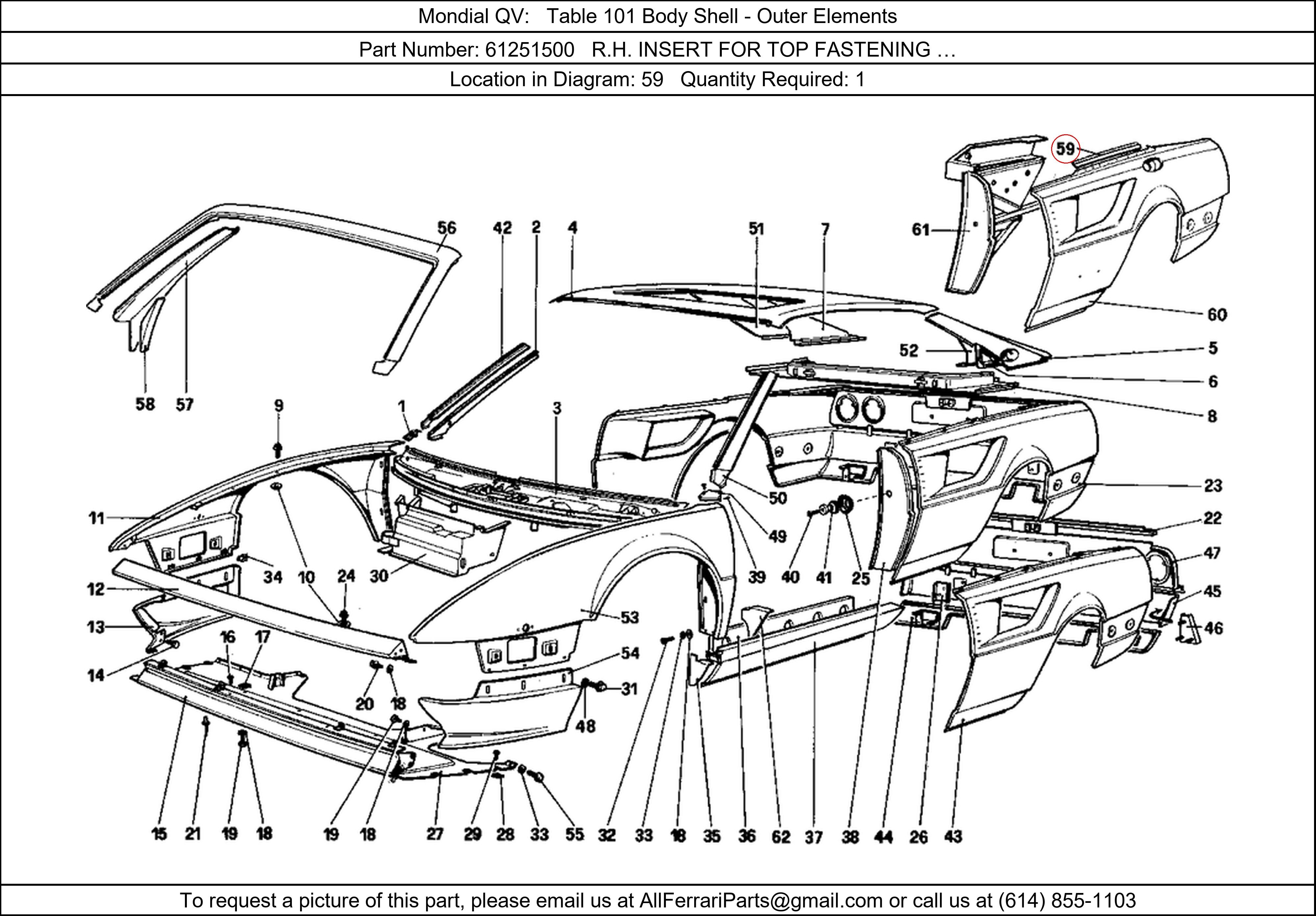 Ferrari Part 61251500