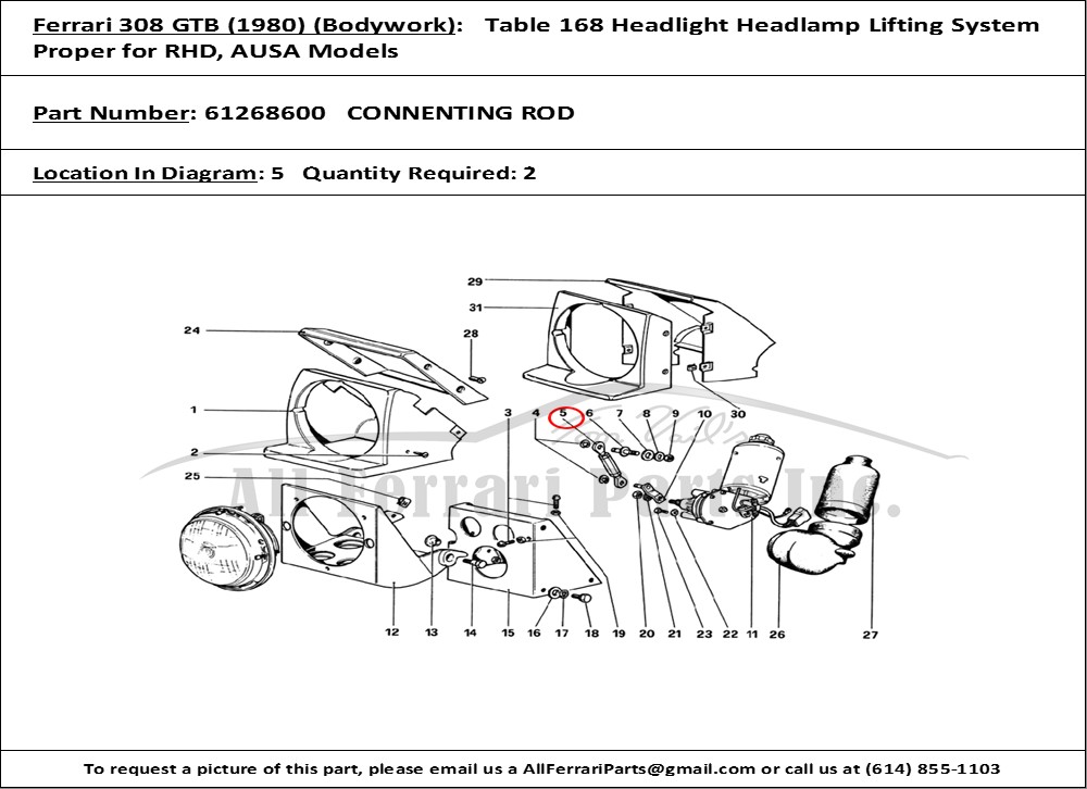 Ferrari Part 61268600