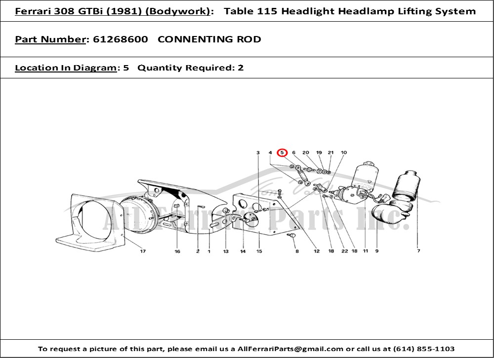 Ferrari Part 61268600