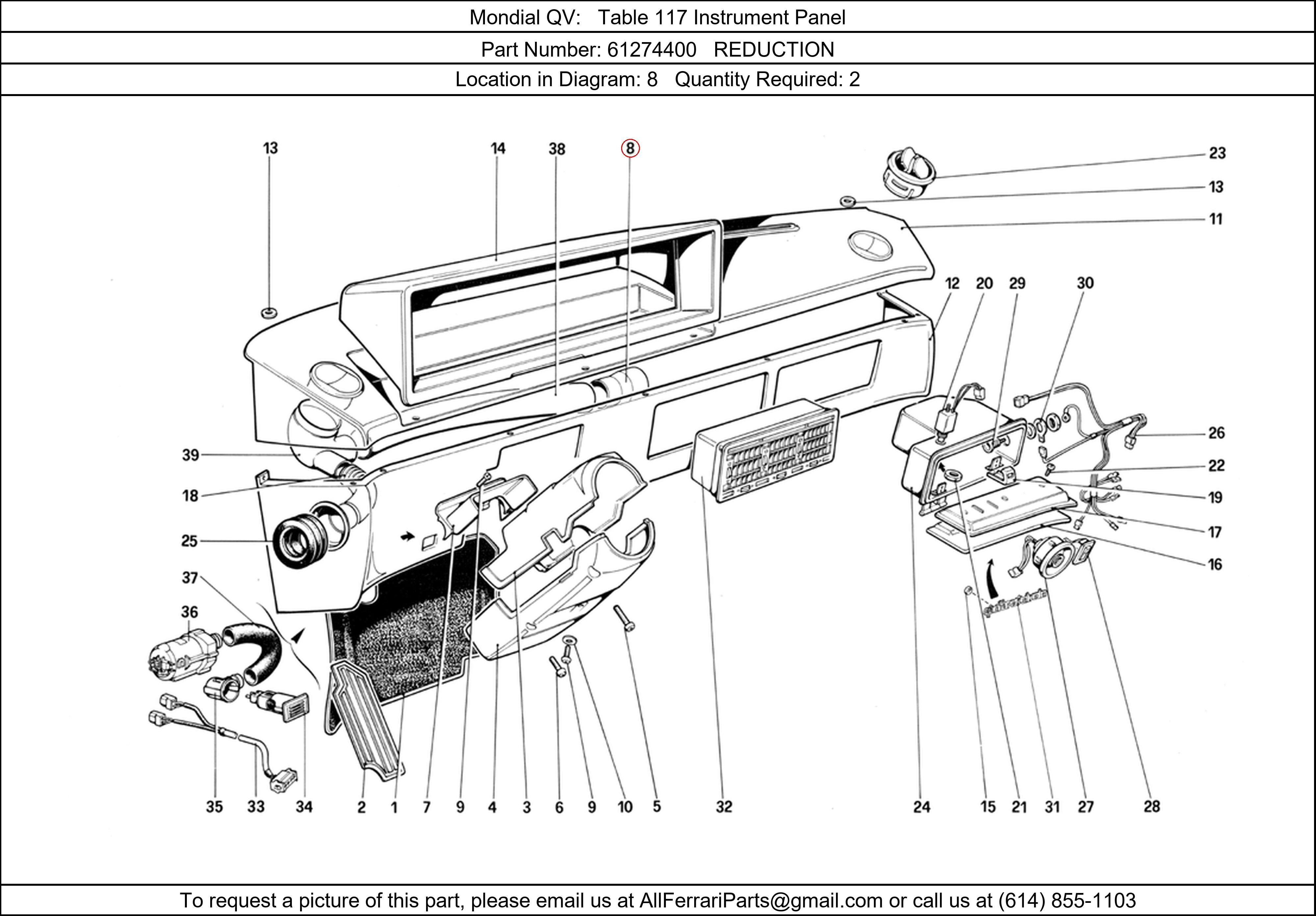 Ferrari Part 61274400