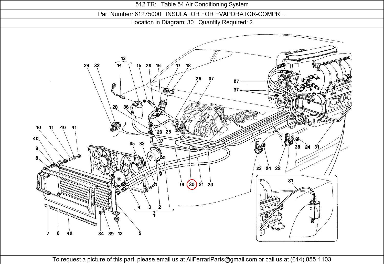 Ferrari Part 61275000