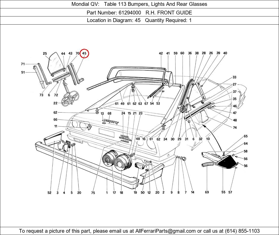 Ferrari Part 61294000