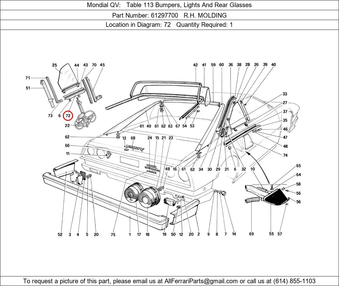 Ferrari Part 61297700