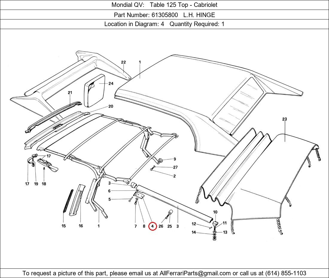 Ferrari Part 61305800