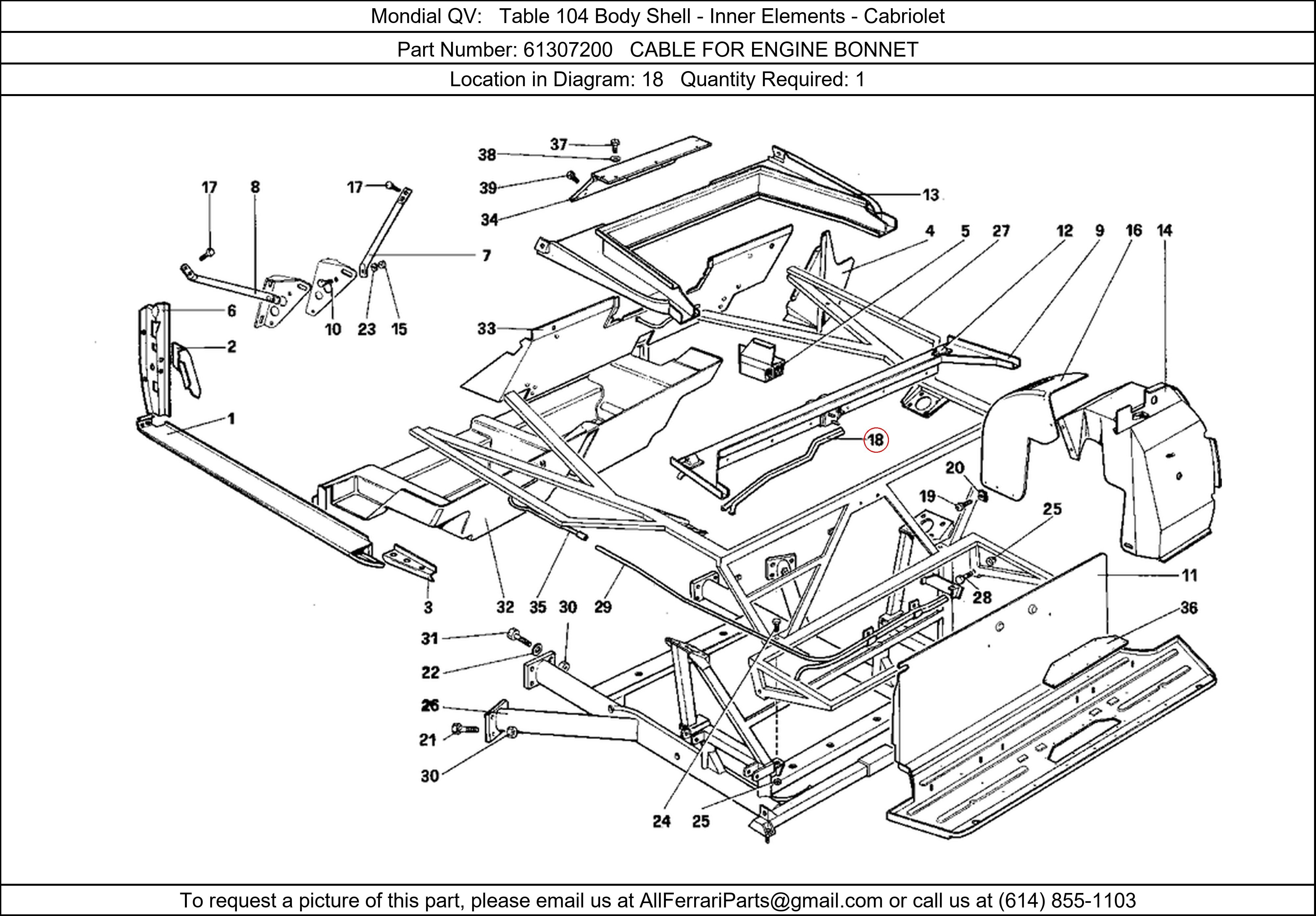 Ferrari Part 61307200