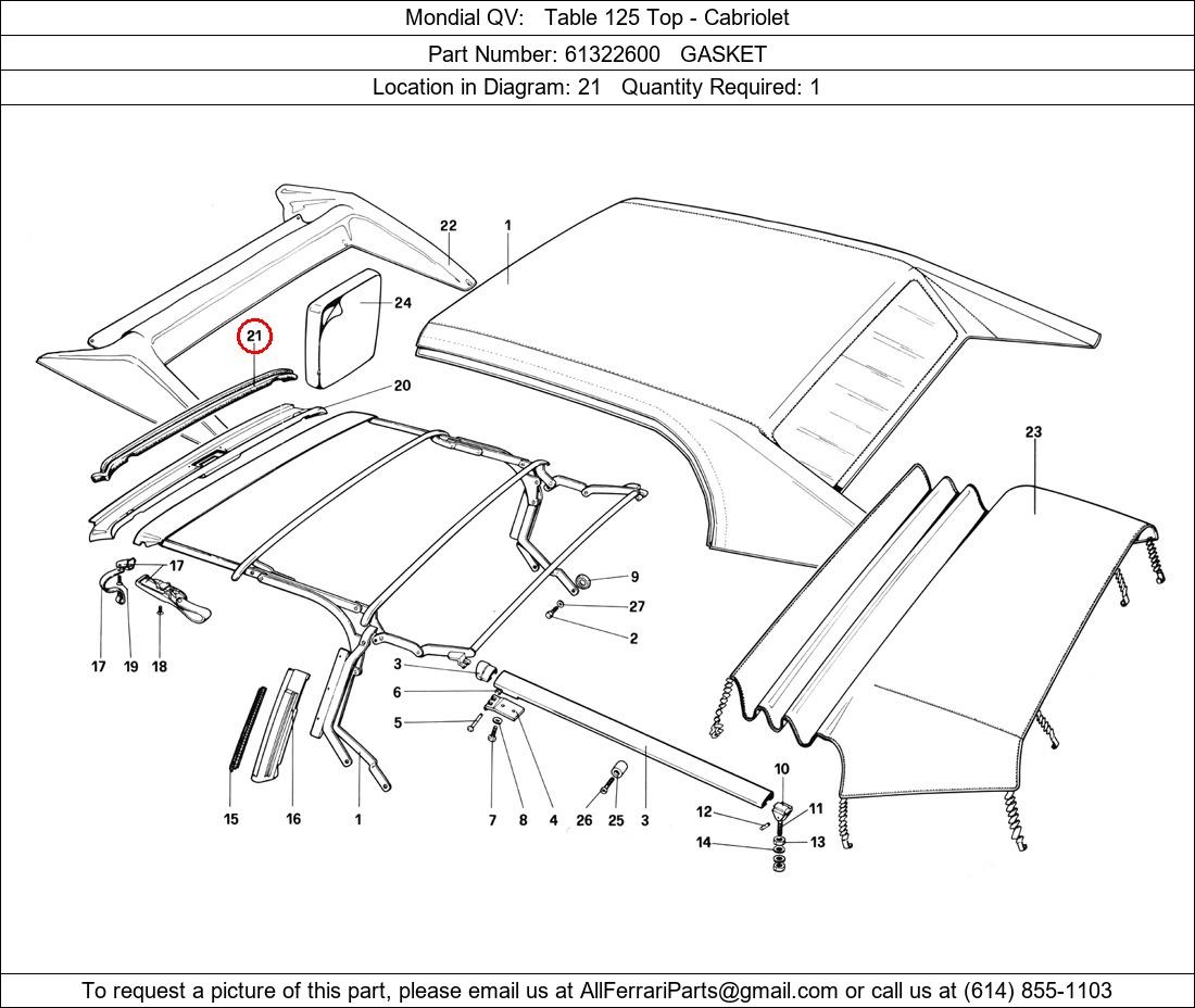 Ferrari Part 61322600