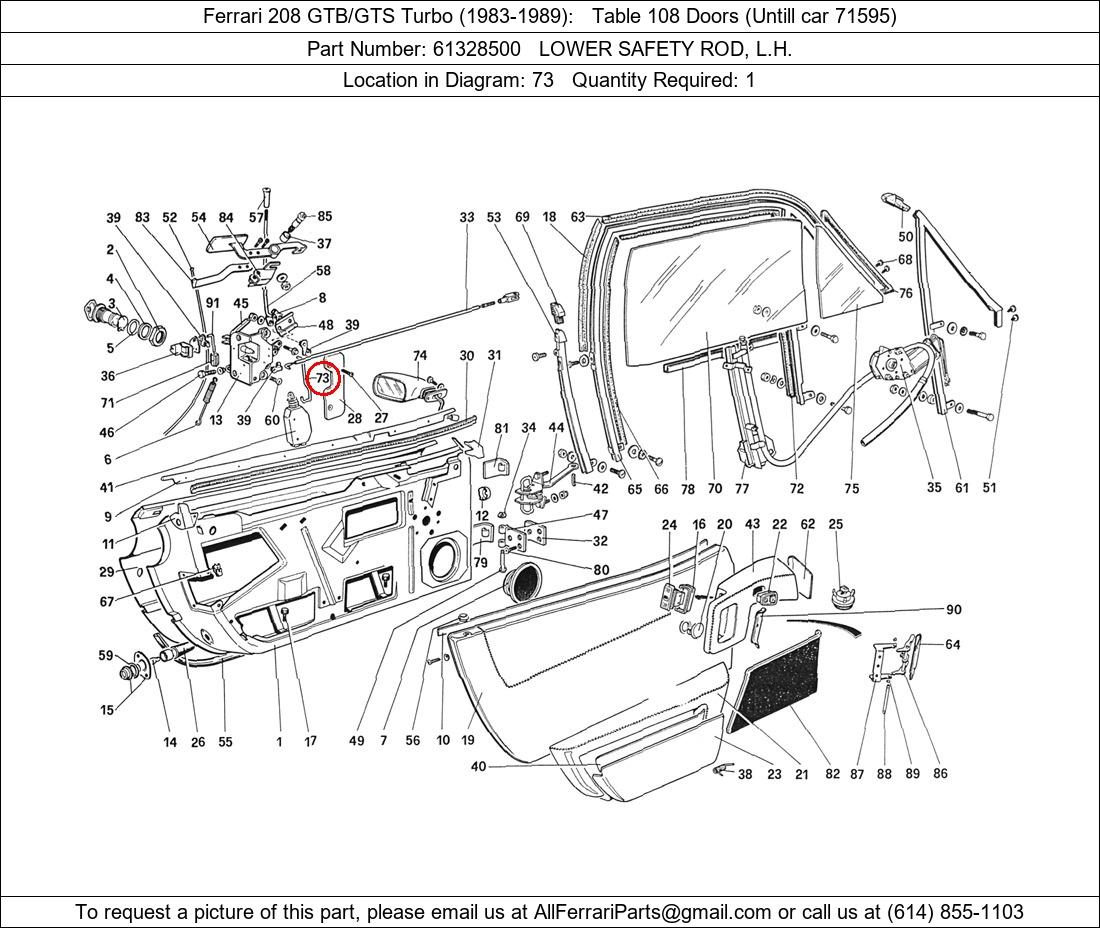 Ferrari Part 61328500