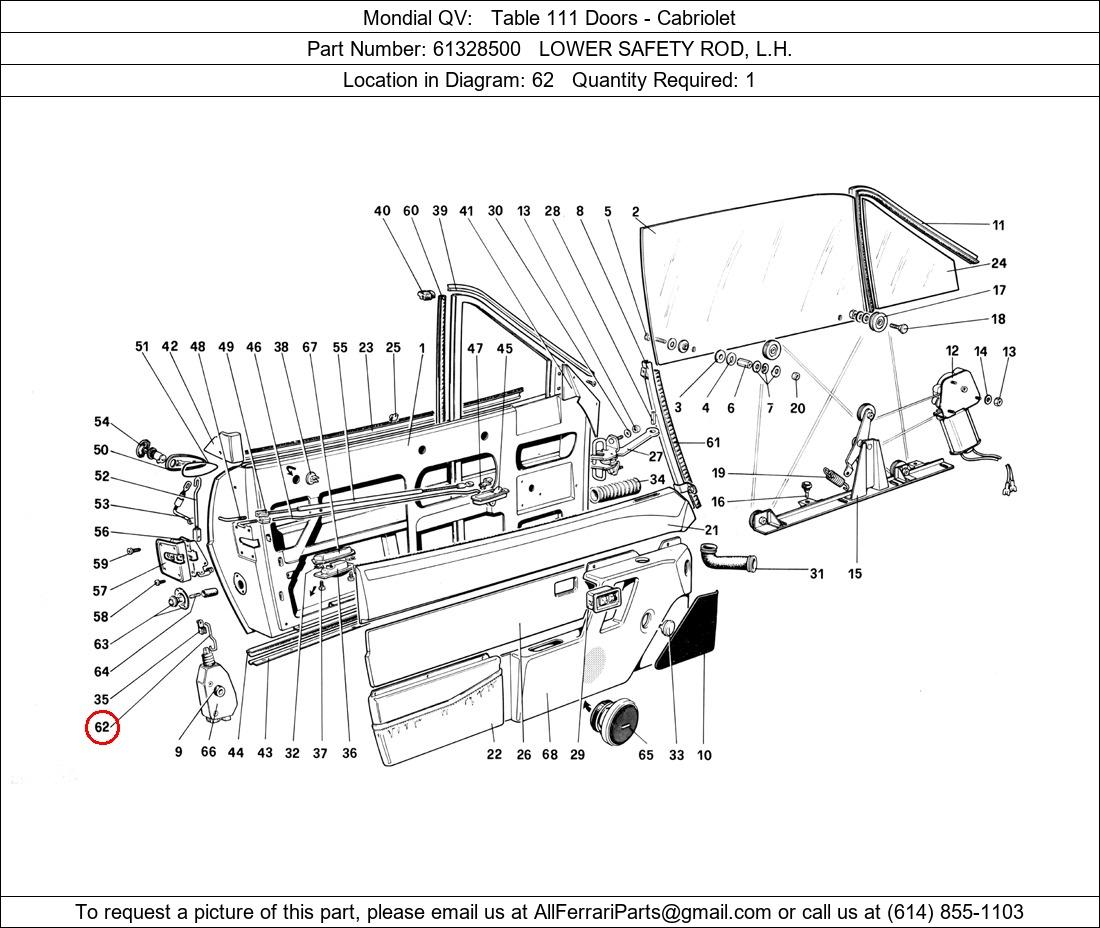 Ferrari Part 61328500