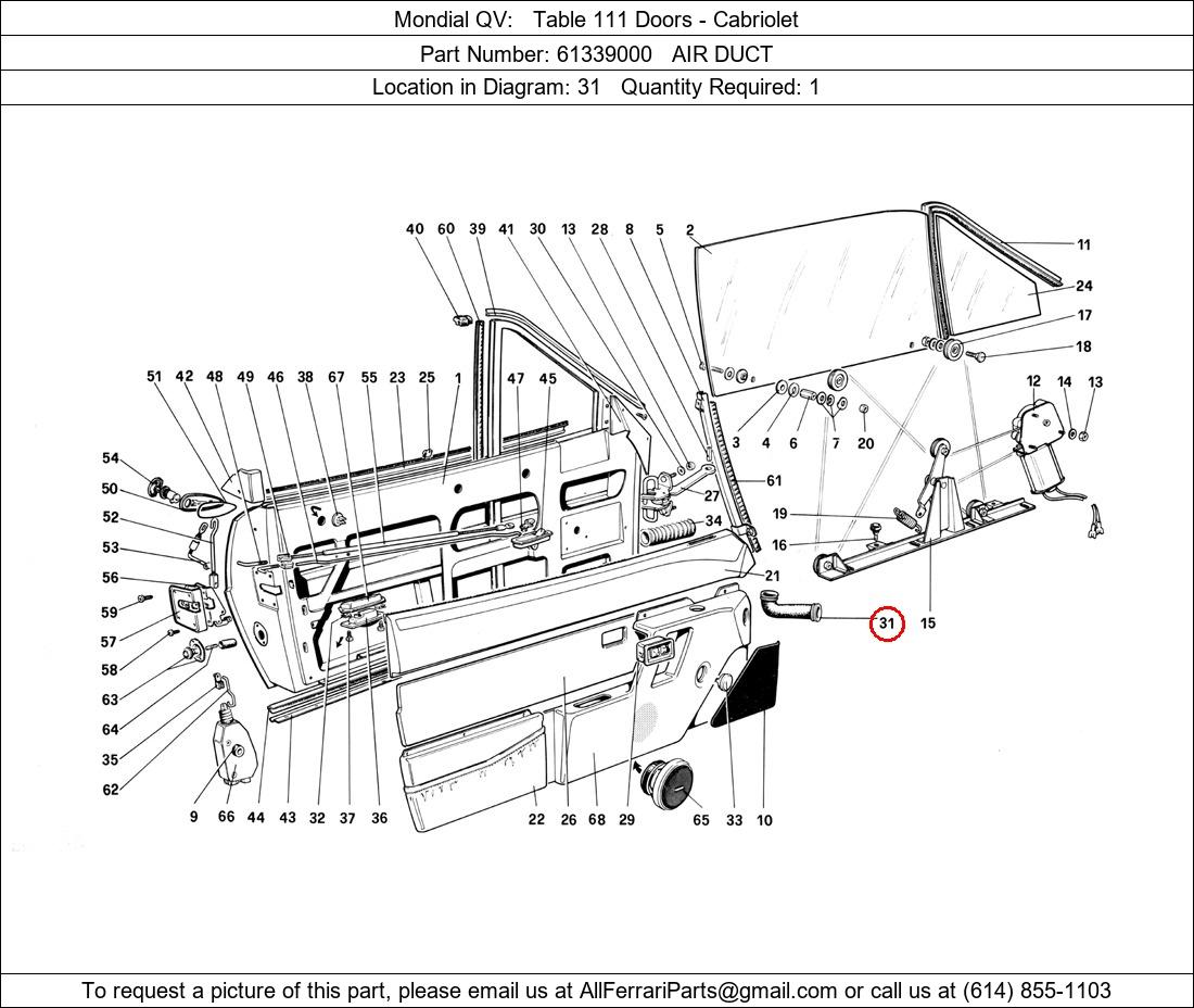 Ferrari Part 61339000