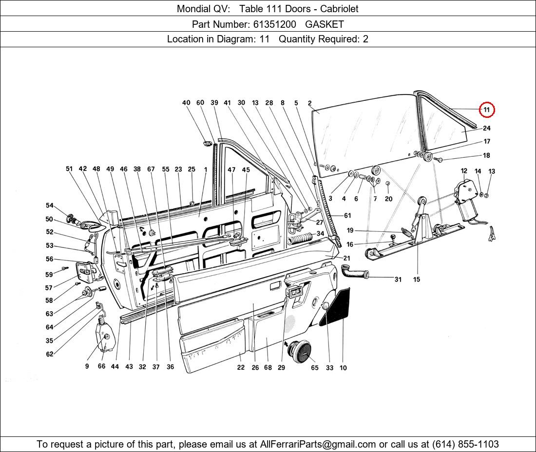 Ferrari Part 61351200