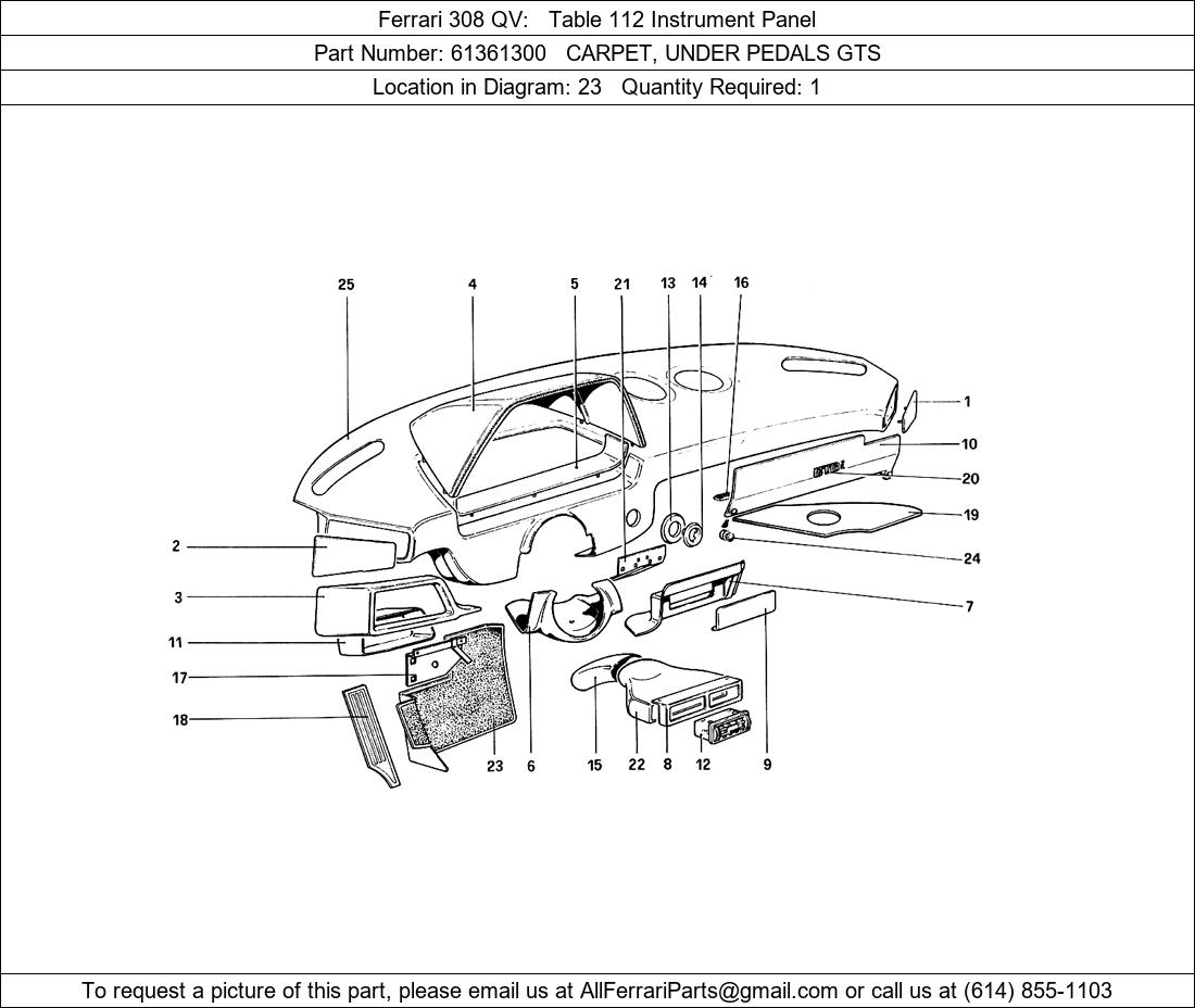 Ferrari Part 61361300