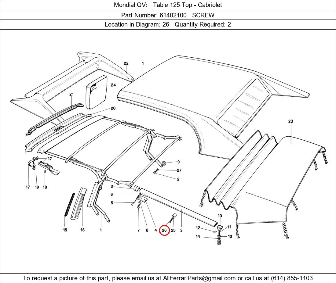 Ferrari Part 61402100