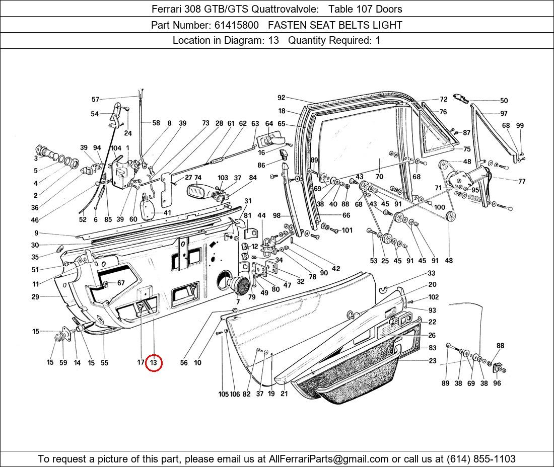 Ferrari Part 61415800