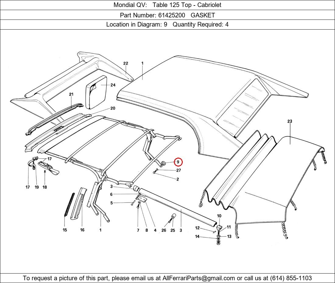 Ferrari Part 61425200