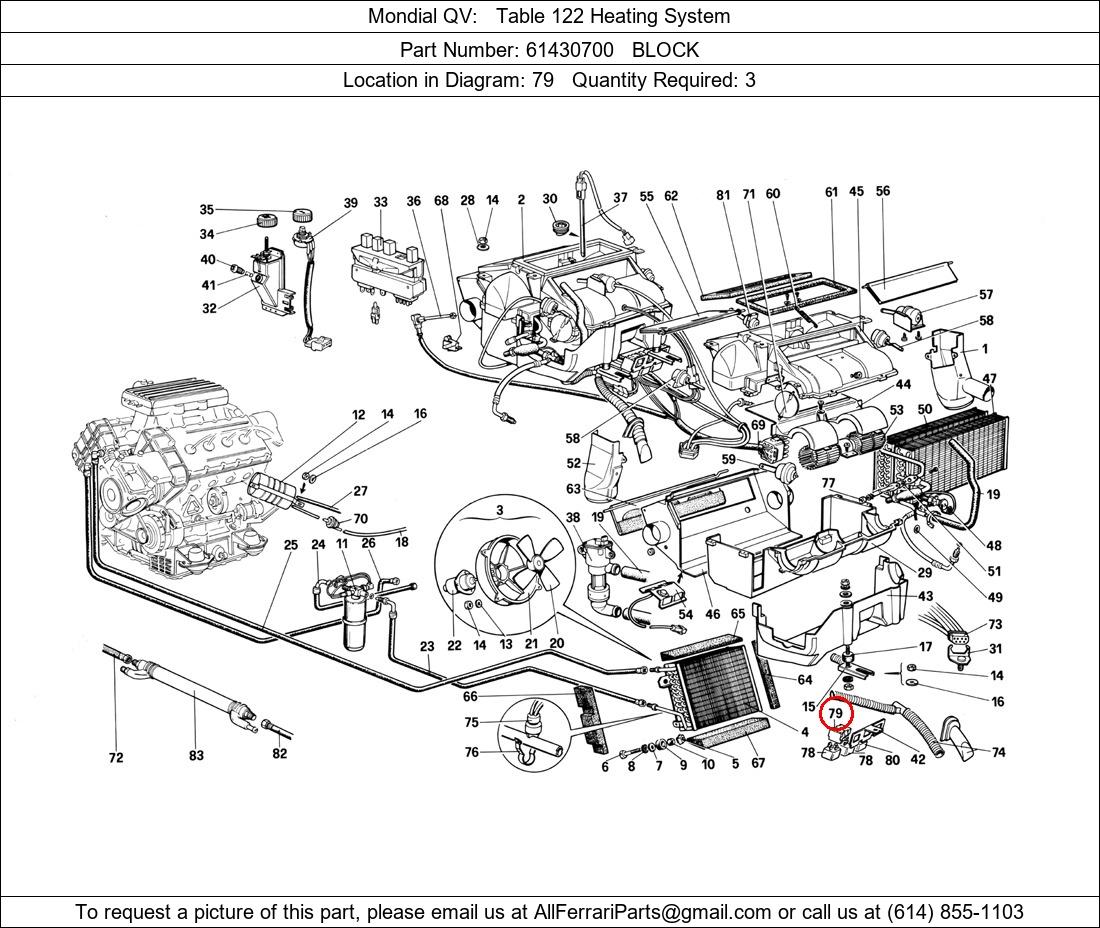 Ferrari Part 61430700