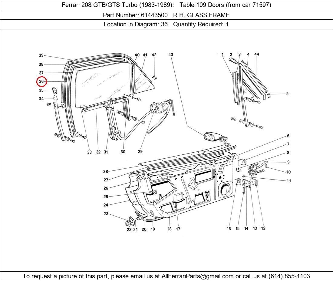 Ferrari Part 61443500