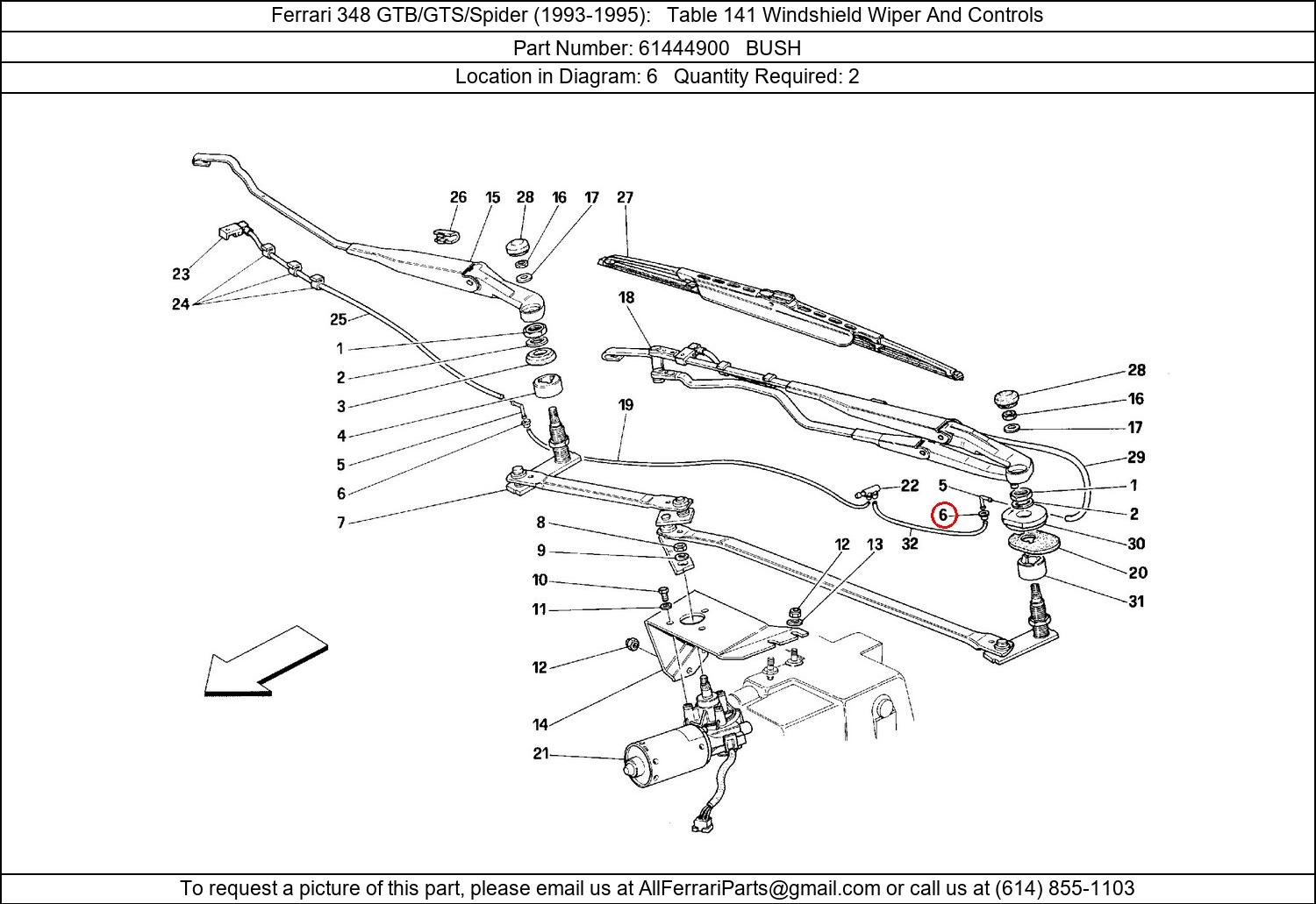 Ferrari Part 61444900