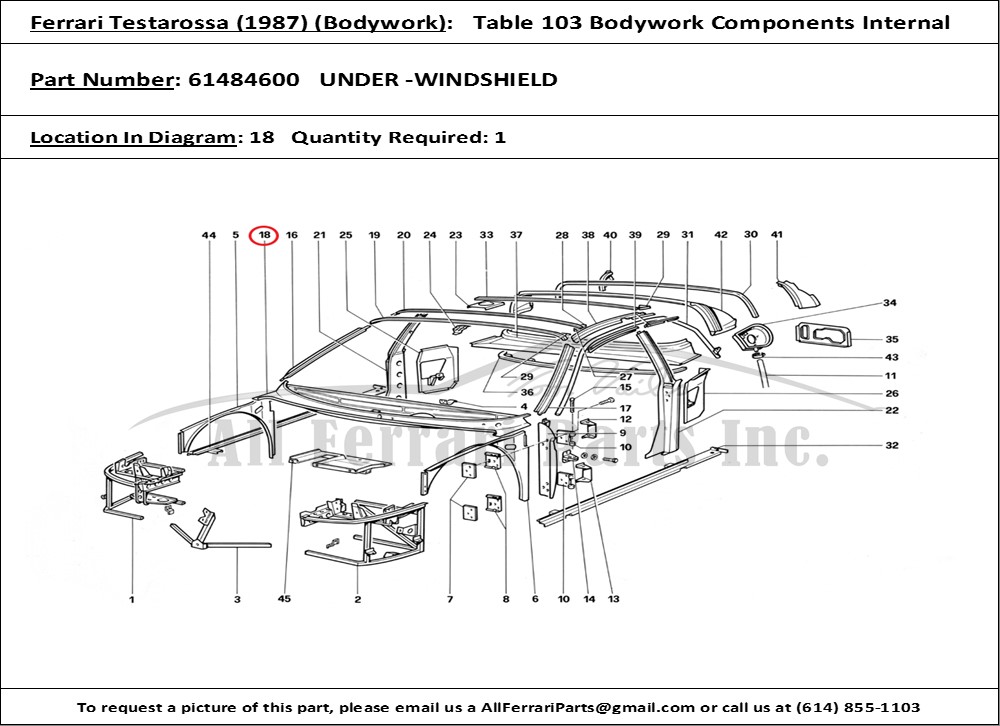 Ferrari Part 61484600