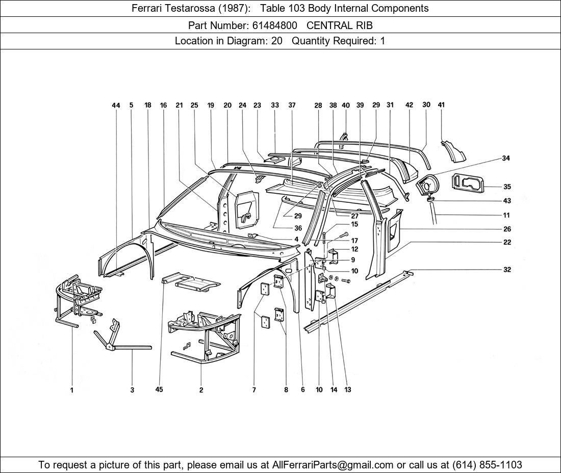 Ferrari Part 61484800