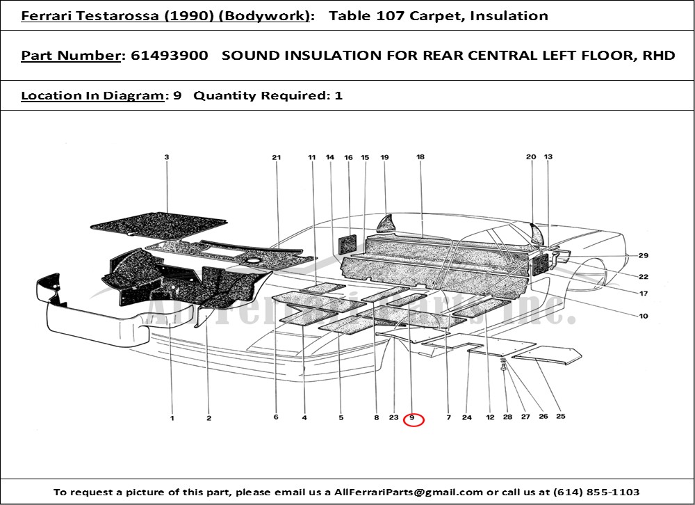 Ferrari Part 61493900