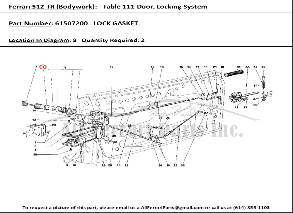 Ferrari Part 61507200