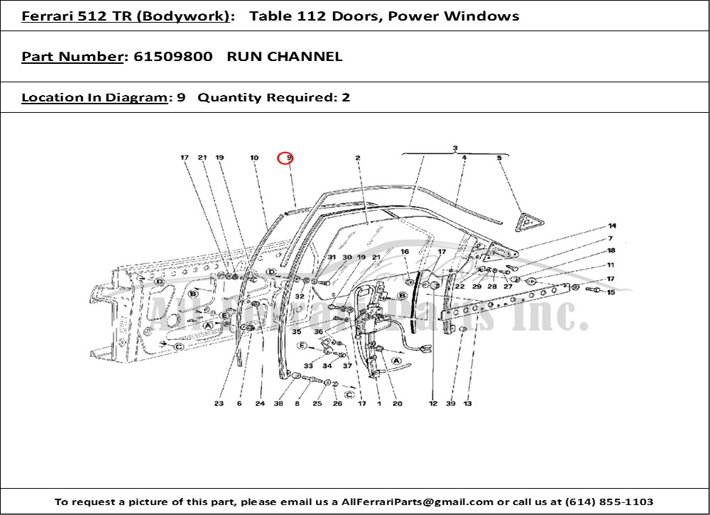 Ferrari Part 61509800