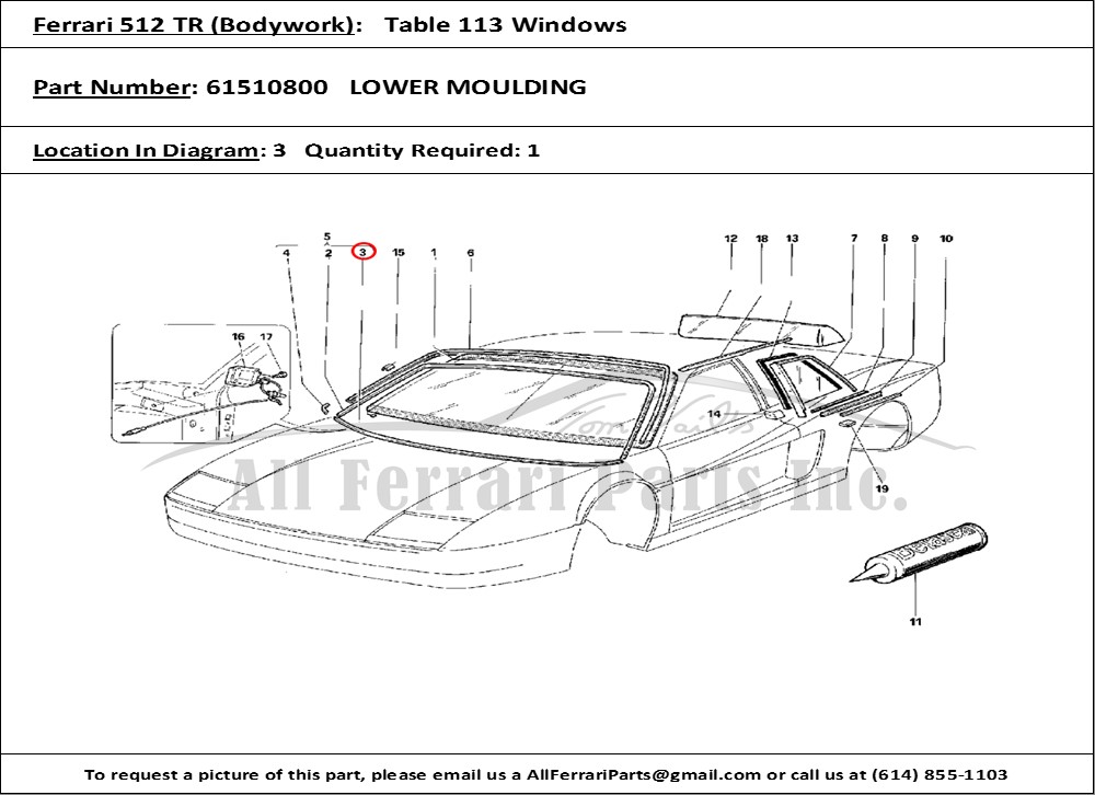 Ferrari Part 61510800