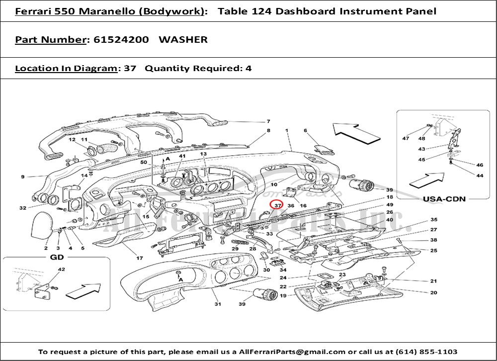 Ferrari Part 61524200