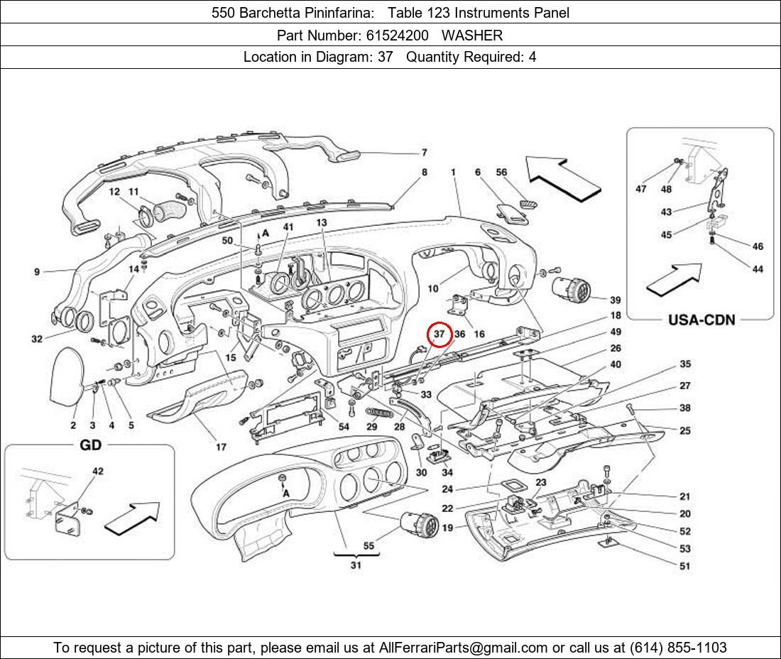 Ferrari Part 61524200