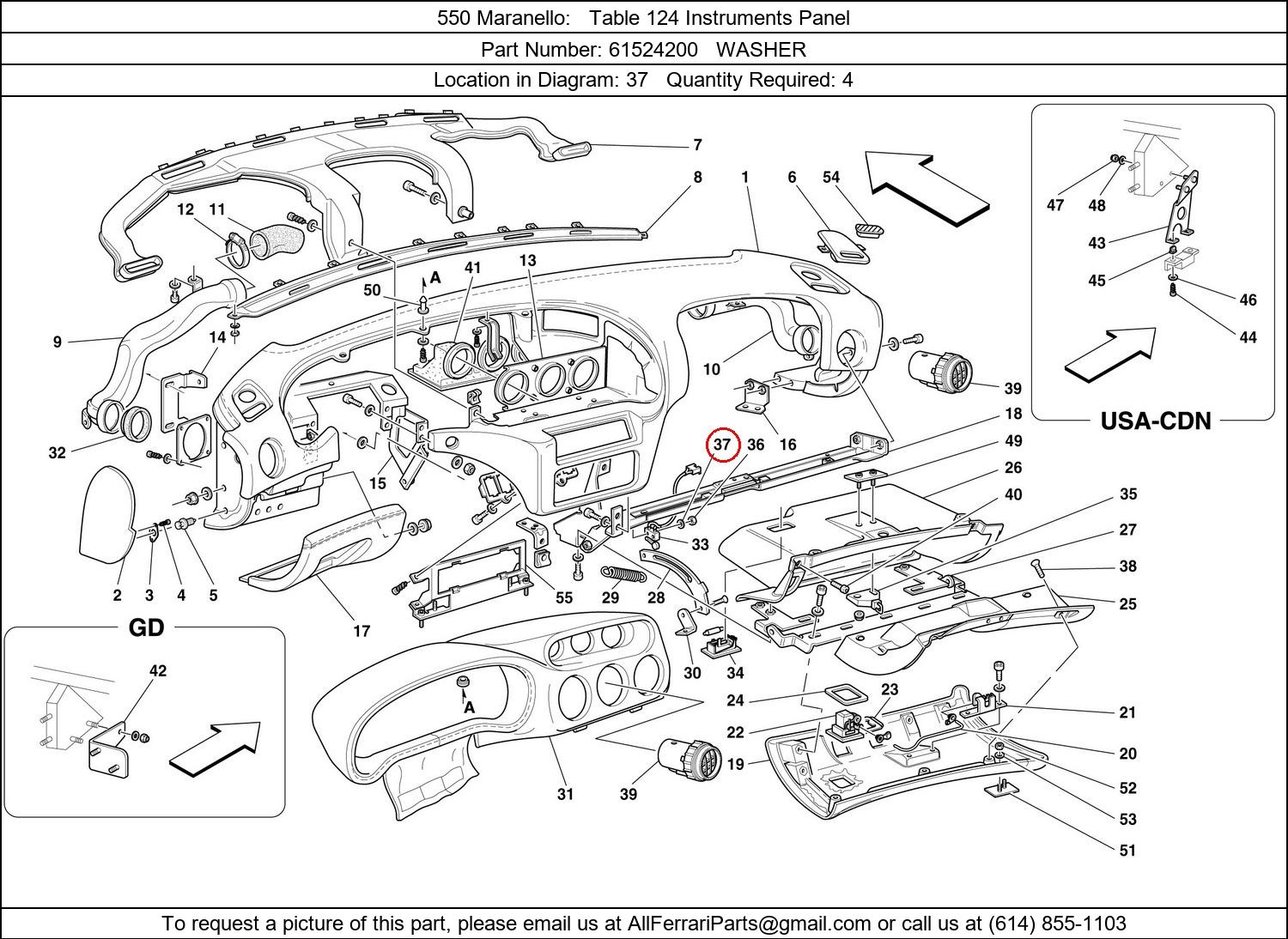 Ferrari Part 61524200