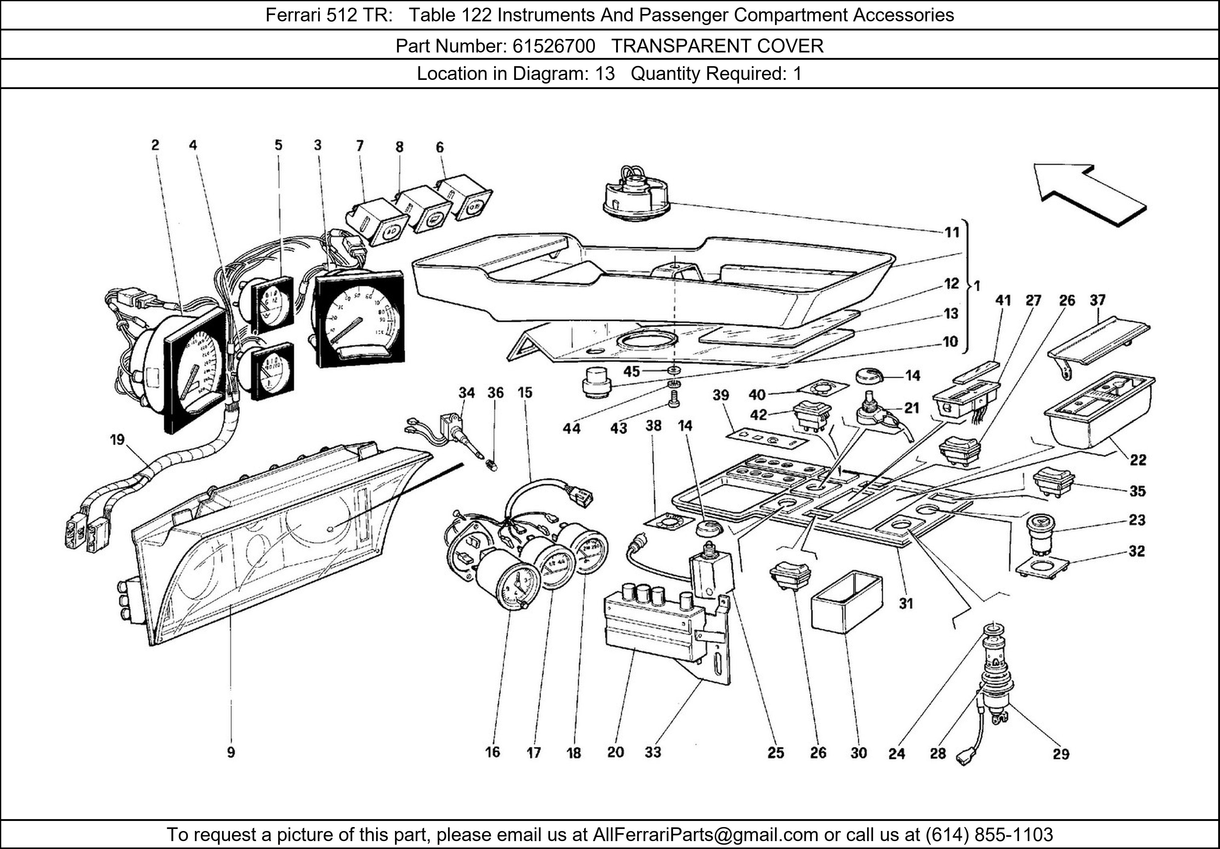 Ferrari Part 61526700