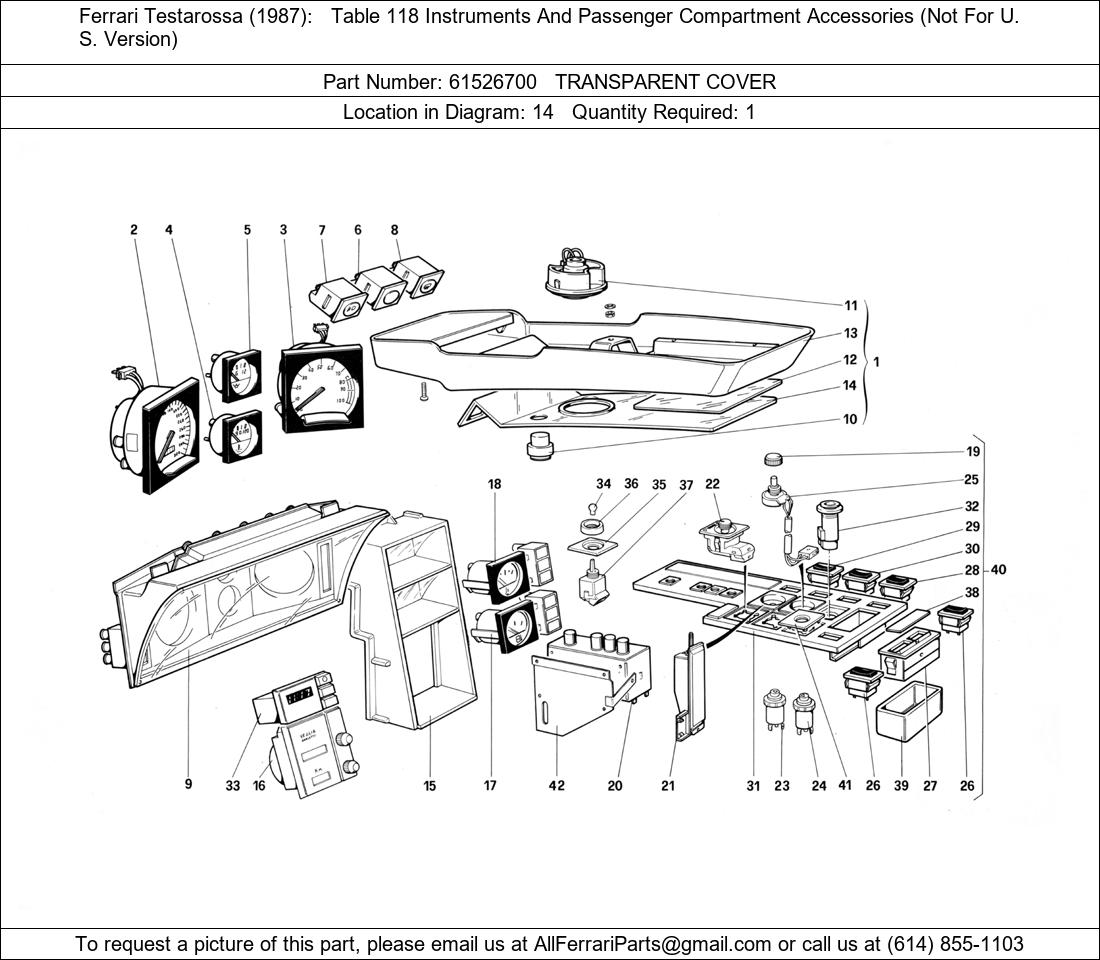 Ferrari Part 61526700