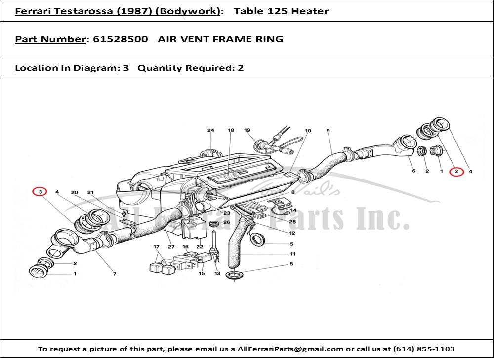 Ferrari Part 61528500