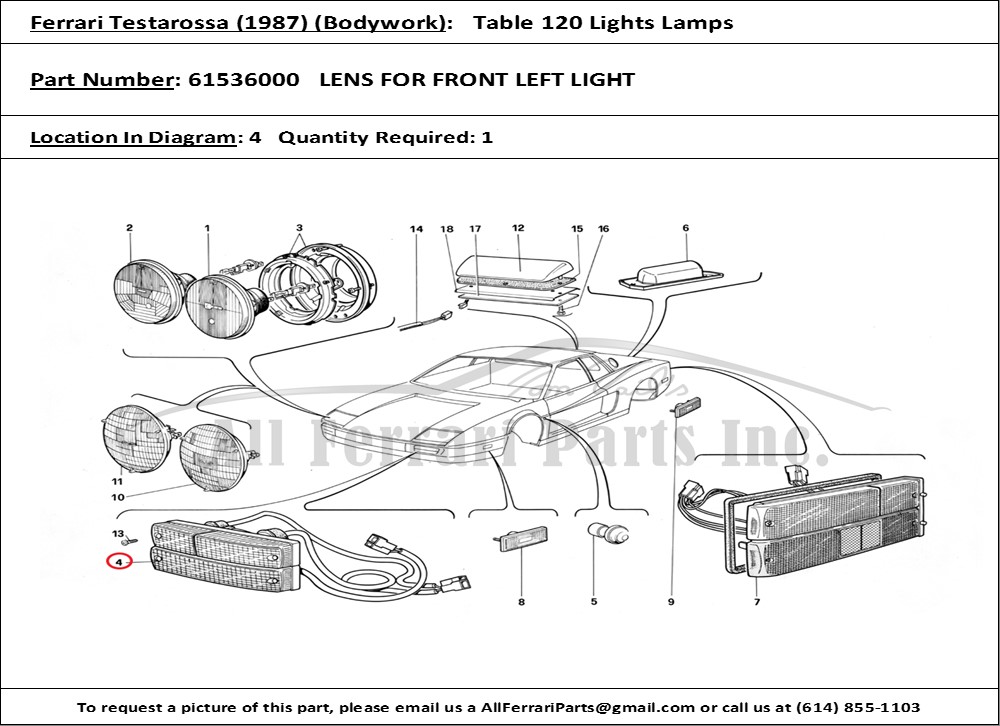 Ferrari Part 61536000