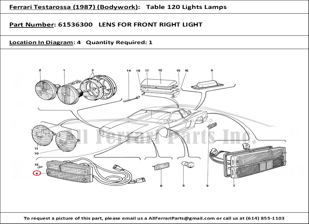 Ferrari Part 61536300