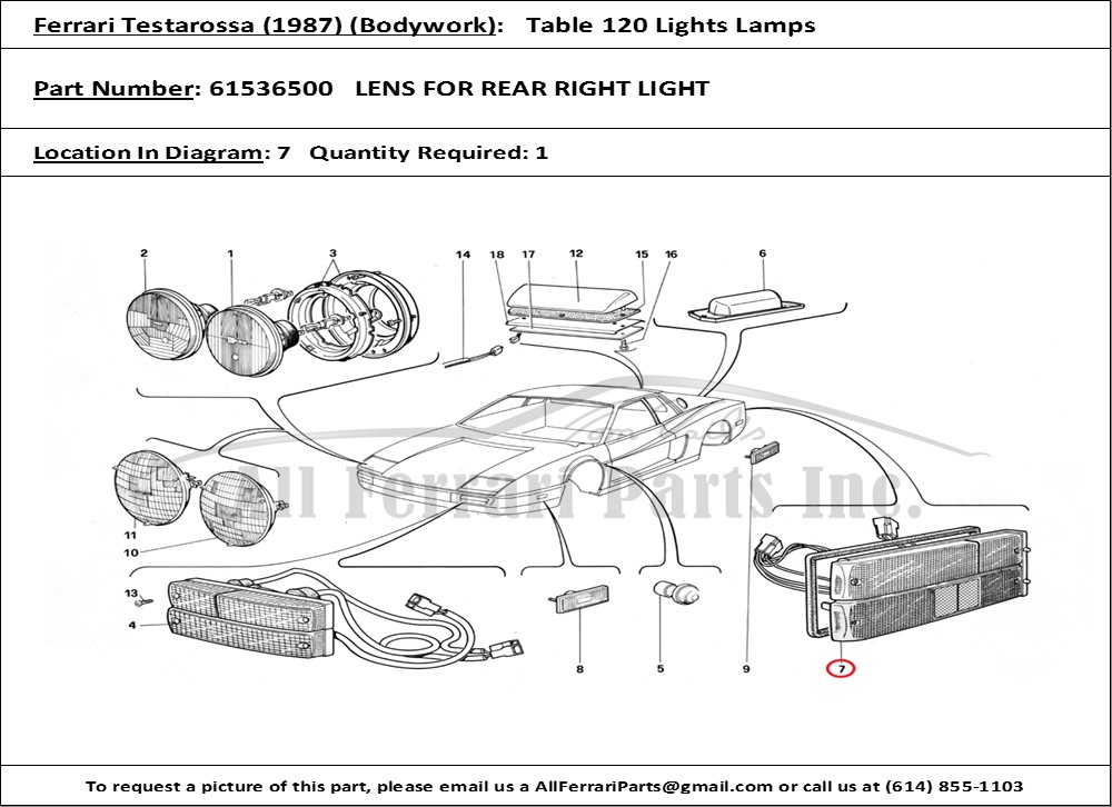 Ferrari Part 61536500