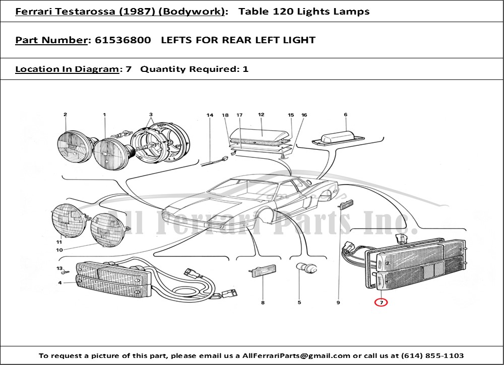 Ferrari Part 61536800