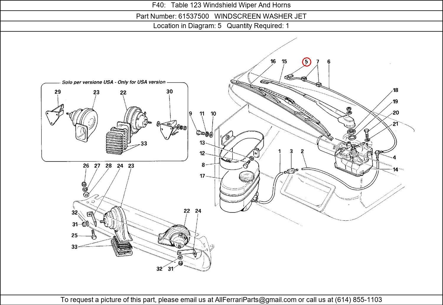 Ferrari Part 61537500