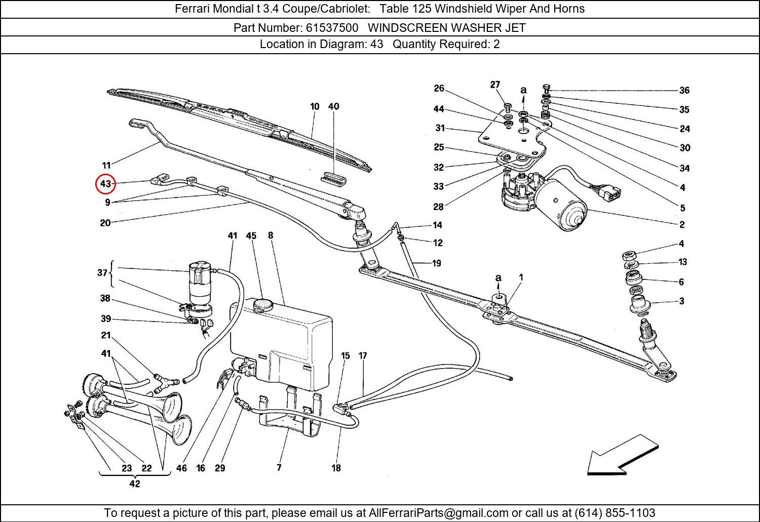 Ferrari Part 61537500