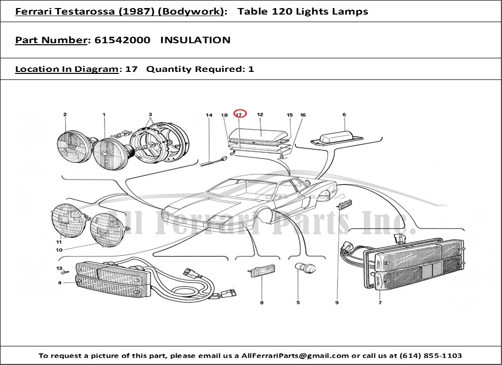 Ferrari Part 61542000