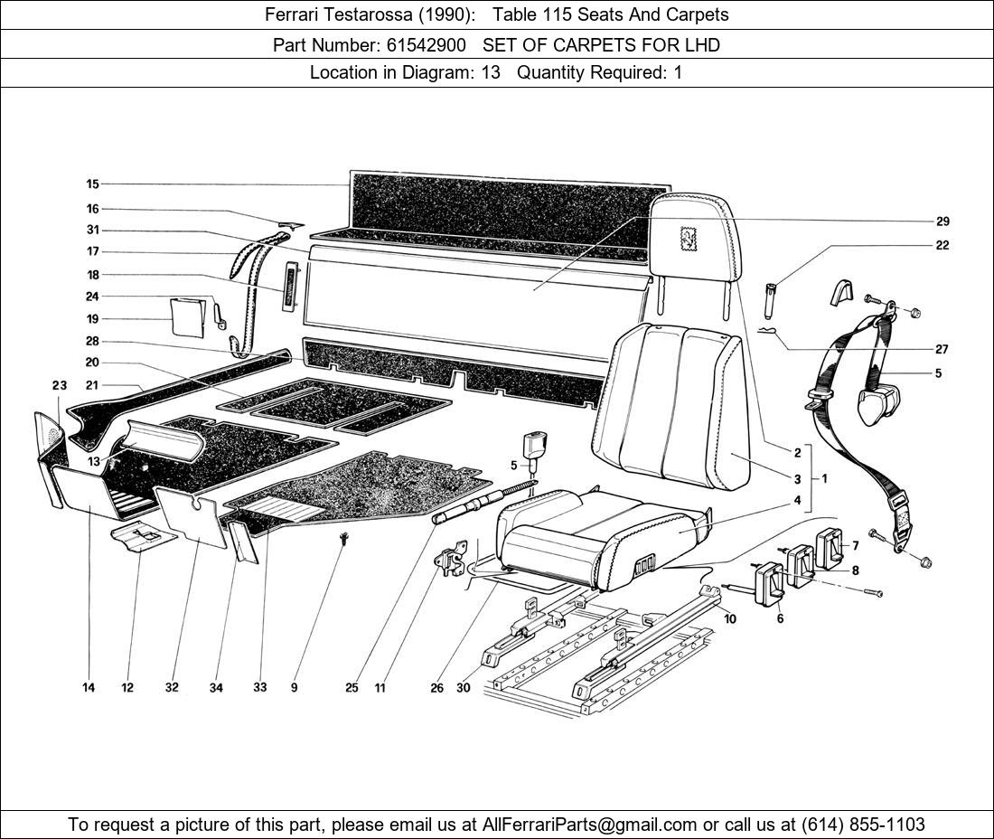 Ferrari Part 61542900