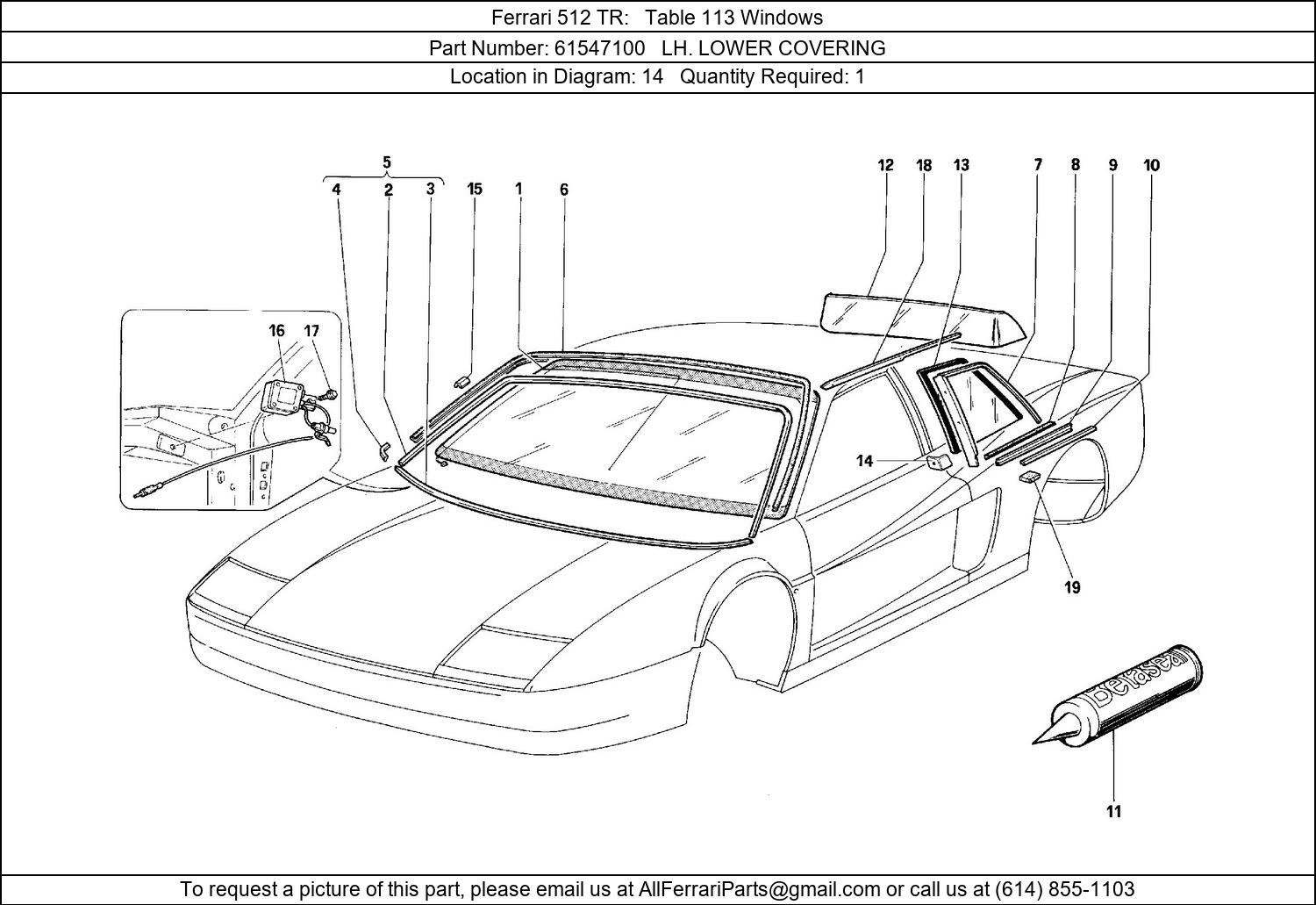 Ferrari Part 61547100